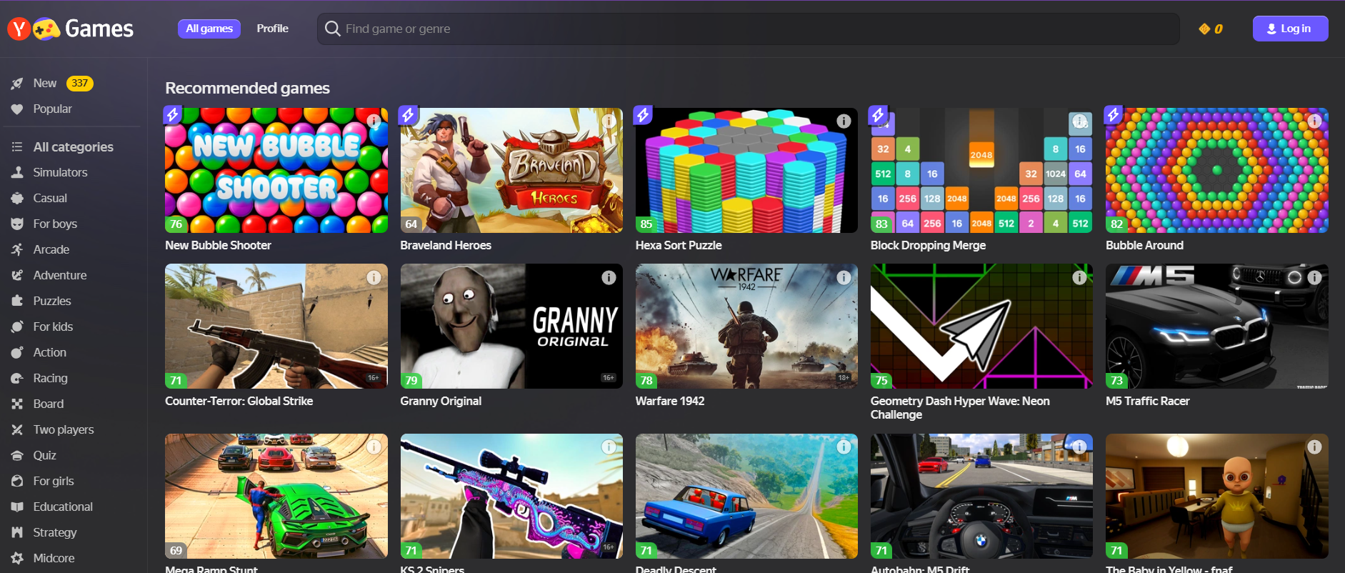 Yandex Games