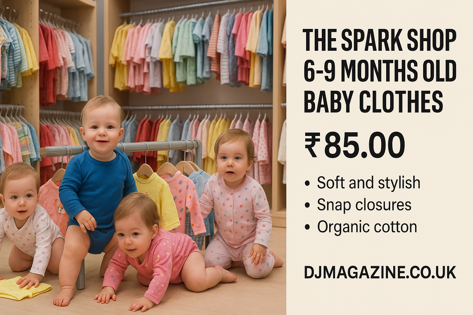 The Spark Shop 6-9 Months Old Baby Clothes